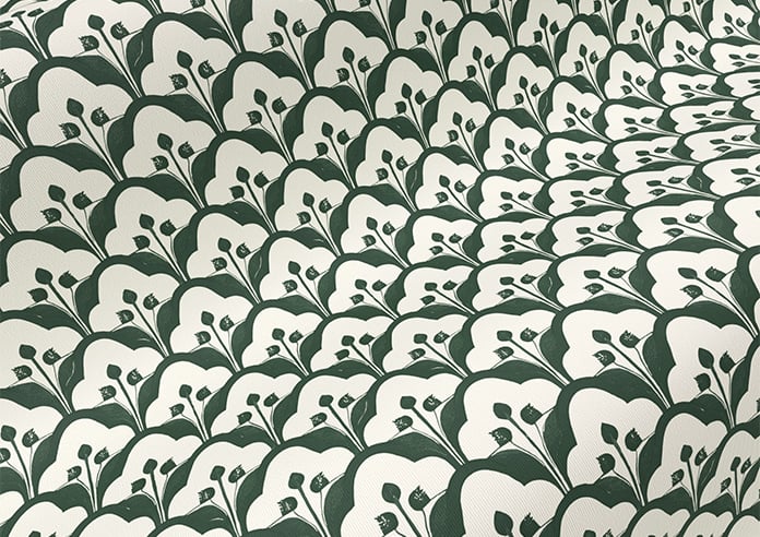 Scallop & Bud, Coles Green - Twist&Fit Roller Blind - Image 4